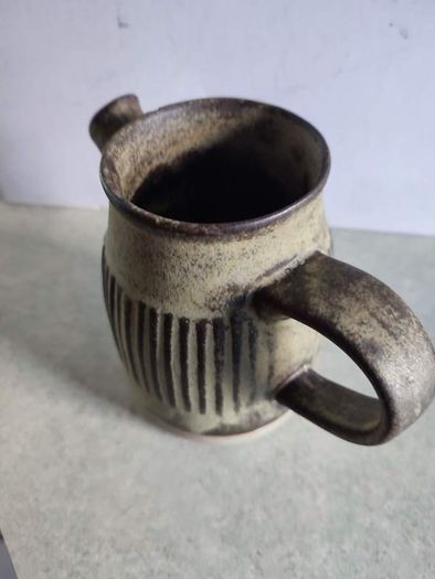 Tremar U.K water jug hand made pottery.