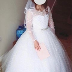 First holy communion dress