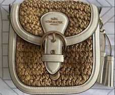 COACH Kleo 17 Signature Top Handle Crossbody Handbag
