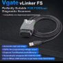 Vgate Vlinker FS ELM327 USB OBD2 Car Diagnostic Tools FORScan OBD2 Automotive Scanner MS/HS CAN PK OBDLink EX For Mazda also 2025 Vgate vLinker FS USB OBD car diagnostic scanner for All Ford Mazda models work with FORScan carflash hidden ,programming Image 10