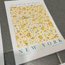 Eight Beautiful Floral City A4 Art Prints on Thick Card Image 5