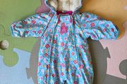 0-3m, JoJo Maman Waterproof Fleece All-in-one