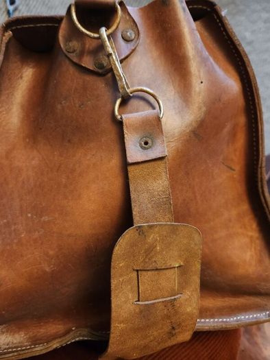 Large heavy duty leather bags plus briefcase.