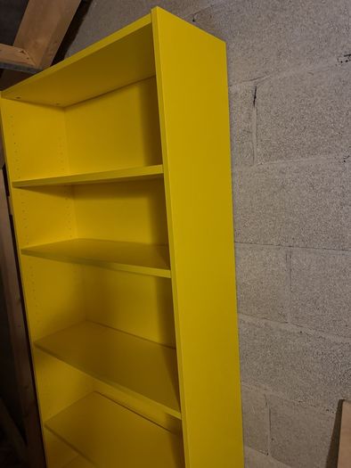IKEA 40th anniversary Billy bookcase in bright yellow hue