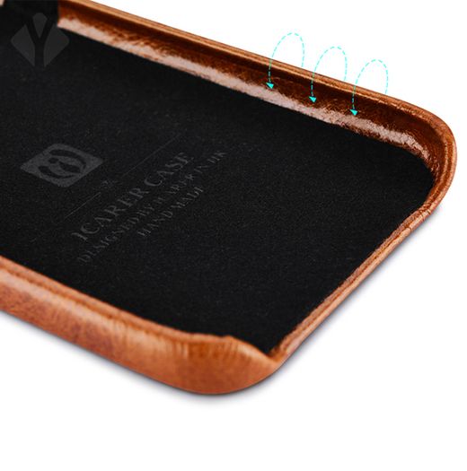 S7 Vintage Oil Wax Leather Back Cover
