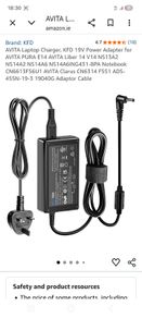 Avita laptop charger