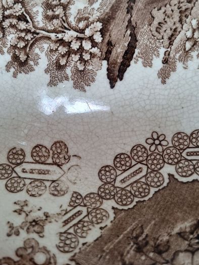 Victorian Pottery Meat Platter