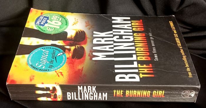 Mark Billingham - The Burning Girl - Signed Paperback