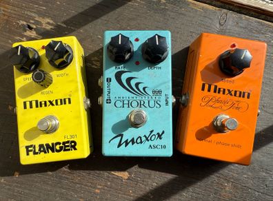 Maxon pedals Phaser Chorus Flanger