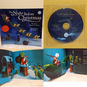 CLEMENT C MOORE CLASSIC The Night Before Christmas: Book and CD set