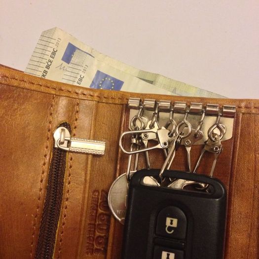 Genuine Leather Key & Card Wallets Protect Your Pockets