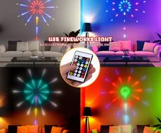 RGB Smart Fireworks Lights | Remote Control, Multiple Lighting Modes,