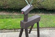 Handmade Christmas Garden decorations