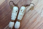 Halloween Skeleton drop earrings