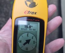 Garmin etrex GPS for boating, sailing, hiking, fishing, camping.