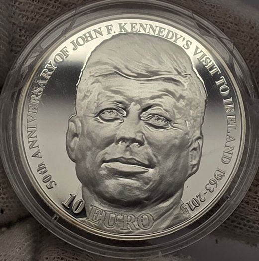 Ireland Silver Proof 2013 Kennedy Visit to Ireland 50th Anniversary Coin