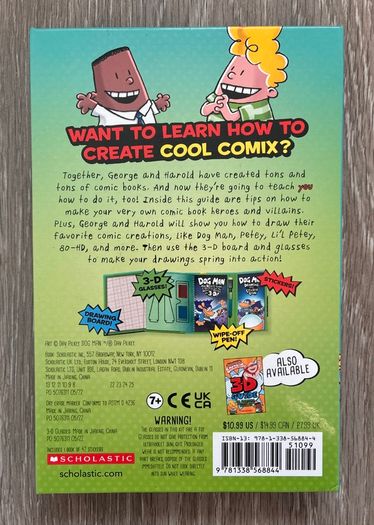 Dog Man: Guide to Creating Comics in 3-D Activity Book & Kit