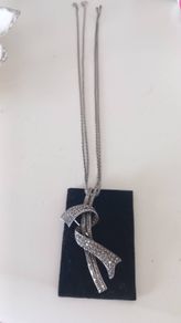 2 Long Sterling Silver Rope Chains