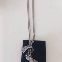 2 Long Sterling Silver Rope Chains
