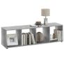 FMD Standing Shelf with 4 Compartments Concrete Grey Image 4
