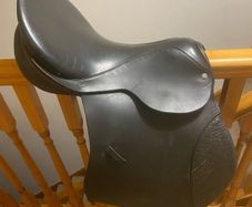 Black Berney Bro G.P. saddle 18" M width