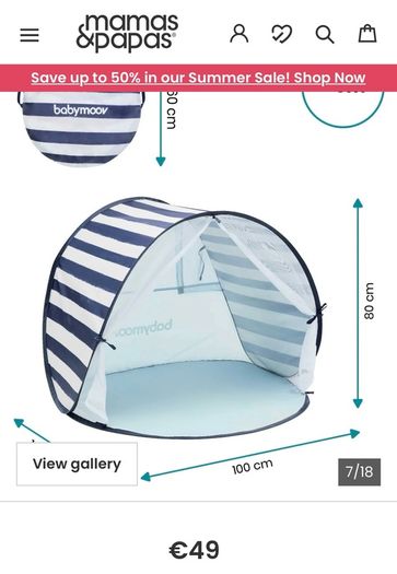 Babymoov anti UV tent