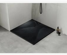 Slim Shower Tray 800x800 black or white