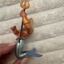 Little Mermaid King Triton Figure Disney Cake Topper approx. 8 cm. Used Please see photos Image 10
