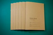 Kraft A5 Maths Grid Notebooks (Pack of 6)