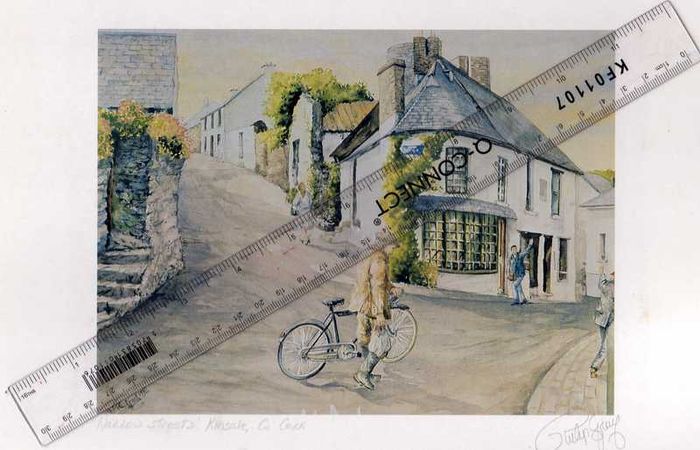 "Narrow Streets of Kinsale"  - Signed print by Philip Gray