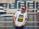 Minion Batman Minions Inspired T-shirt Tee Top Shirt Great Gift Present Idea