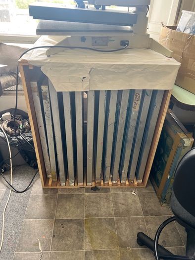 Wooden Racks with Aluminium Frames