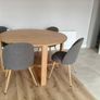 EZ Living solid wood round dining table 160 cm Image 4