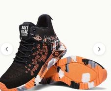 Brand new Lightweight Safety Work Shoes - Breathable, Non-Slip, High-Top with Steel Toe & Kevlar Puncture Protection size UK9,5 EU44 Postage included
