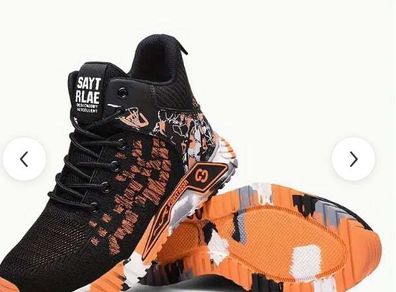 Brand new Lightweight Safety Work Shoes - Breathable, Non-Slip, High-Top with Steel Toe & Kevlar Puncture Protection size UK9,5 EU44 Postage included
