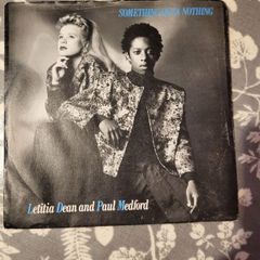 Letitia Dean and Paul Medford, Something Outa Nothing 7 inch Vinyl, 1986