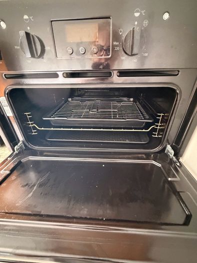 Indesit Aria Black Electric Double Oven