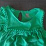 Girls green dress NEXT size 2-3 years Image 2