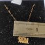 9ct gold Little Angel pendant necklace Image 2