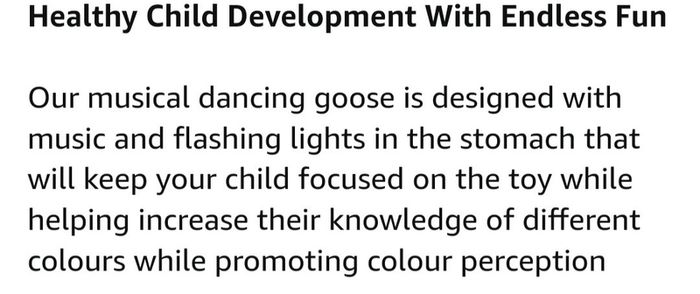 Dancing,  Walking Electronic duck (1078)