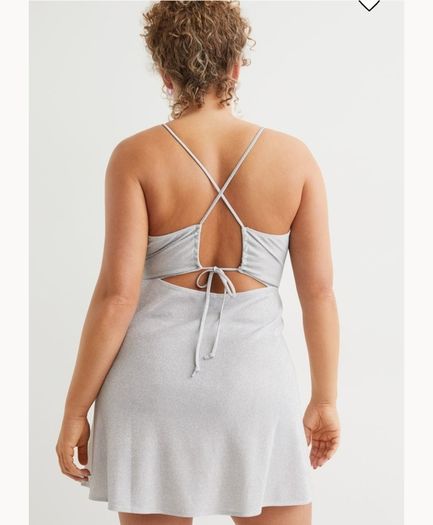 ladies glitter slip dress