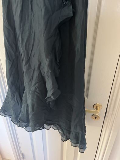 Black dress silk mix