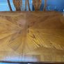 Vintage solid oak adjustable dining table Image 2