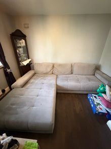 grey L couch