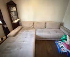 grey L couch