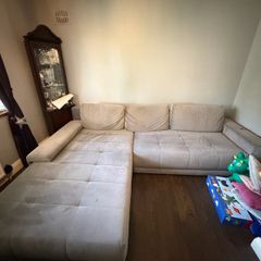 grey L couch