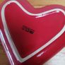 Red heart shaped dish/deep plate Image 2