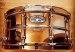 Pearl Sensitone Beaded Steel Shell Snare Drum. 14x6.5