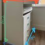 Baby changing table/ chest of drawers Image 3