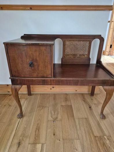 Vintage Telephone Table with cupboard